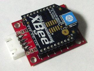 XBee基板+XBeeエクスプローラ5Vマイコン用+4ピンコネクタ